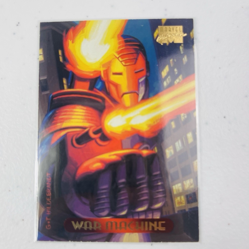 1994 Fleer Marvel Masterpieces Hildebrandt Brothers #133 War Machine